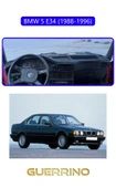NEYA  BMW 5 E34 1988-1996TORPİDO KORUMA HALISI MAVİ KENAR thumbnail 1