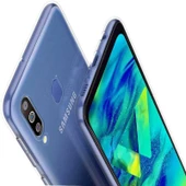 Galaxy M40 Kılıf Şeffaf Süper Silikon Kılıf thumbnail 8