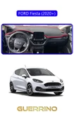 NEYA  FORD Fiesta (2020+)TORPİDO KORUMA HALISI MAVİ KENAR thumbnail 1