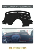 NEYA  FORD Courier 2013-2020 EkransızTORPİDO KORUMA HALISI GRİ KENAR thumbnail 1