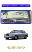 NEYA  HYUNDAİ SONATA EF 2002-2007TORPİDO KORUMA HALISI MAVİ KENAR thumbnail 1