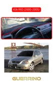 NEYA  KİA RİO 2000-2005TORPİDO KORUMA HALISI KIRMIZI KENAR - 1