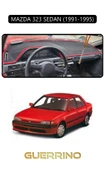 NEYA  MAZDA 323 SEDAN 1991-1995TORPİDO KORUMA HALISI SİYAH KENAR thumbnail 1