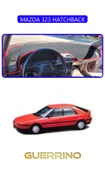 NEYA  MAZDA 323 HATCHBACKTORPİDO KORUMA HALISI MAVİ KENAR - 1