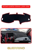 NEYA  NİSSAN ALMERA EKRANLI 2000-2006TORPİDO KORUMA HALISI KIRMIZI KENAR thumbnail 1