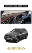 NEYA  MERCEDES GLC 2015-2020TORPİDO KORUMA HALISI SİYAH KENAR - 1