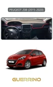 NEYA  PEUGEOT 208 (2015-2020)TORPİDO KORUMA HALISI GRİ KENAR thumbnail 1