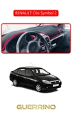 NEYA  RENAULT Clio Symbol 2TORPİDO KORUMA HALISI KIRMIZI KENAR - 1