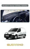 NEYA  PEUGEOT Partner KAPAKLI EKRANLITORPİDO KORUMA HALISI GRİ KENAR thumbnail 1