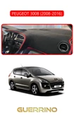 NEYA  PEUGEOT 3008 (2008-2016)TORPİDO KORUMA HALISI KIRMIZI KENAR - 1