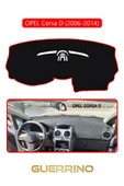 NEYA  OPEL Corsa D (2006-2014)TORPİDO KORUMA HALISI KIRMIZI KENAR - 1