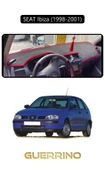 NEYA  SEAT Ibiza (1998-2001)TORPİDO KORUMA HALISI SİYAH KENAR thumbnail 1
