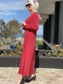 Misswhence Fermuarlı İpek Elbise 35800 - 18