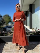 Misswhence Fermuarlı İpek Elbise 35800 - 19