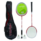 TRYON Unisex Spor Malzemeleri - Tryon BS100 2 Raket 2 Top Badminton Raket Seti - Tryon-BS100 - 1
