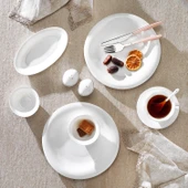 Schafer Superfine Bone Elixir Kahvaltı Takımı 32 Parça-Platin - 1