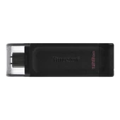 Kingston DT70 128GB USB-C 3.2 Gen 1 Type-C Flash Bellek - 1