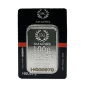 Has Gümüş 100GR (999.9) Külçe Gümüş - 1
