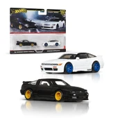 1:64 Hot Wheels Premium Car Culture 2'li Paket 96 Nissan 180sx Type X  & Nissan Sileighty HBL96 - JBK96 - 4