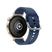 Huawei Watch GT5 41mm İle Uyumlu Yumuşak PureLux Soft Tokalı Silikon Kordon  Lacivert - 2