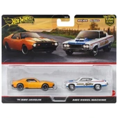 1:64 Hot Wheels Premium Car Culture 2'li Paket 71 AMC JAVELIN  & AMC REBEL MACHINE HBL96 - JBL06 - 3