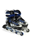 Delta 4 0151 Inline Skate Silikon Teker Alüminyum Paten Tek Sıra Mavi Fitness Patenler Paten Freni Var Fi - 2
