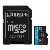 Kingston SDCG4-1TB 1TB microSDXC Canvas Go Plus Gen4 200MB-s A2 U3 V30 Card + ADP Hafıza Kartı - 3
