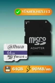 Dahua C100A 64GB MicroSDXC U3 Hafıza Kartı + SD Adaptör - 1