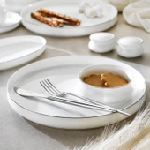 Schafer Superfine Bone Lumiere Kahvaltı Takımı 32 Parça Platin - 2