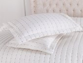 Dublin Çift Kişilik Kapitoneli Yatak Örtüsü Krem - 3