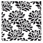 HOME DECOR MİNİ STENCIL HDM-78 25X25 - 1