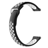 Gpack Huawei Watch GT 3 Classic 46mm Kordon Delikli Çift Renk Silikon - 4