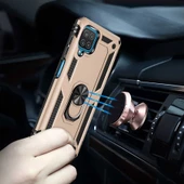 Gpack Samsung Galaxy A22 4G Kılıf Vega Tank Standlı Yüzüklü Mıknatıslı - 3