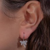 Yusufcuk Tasarımlı Çengelli 925 Ayar Gümüş Küpe thumbnail 1