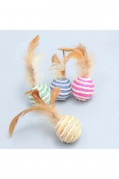 CatMozz Kedi Köpek Oyun Topu Tüylü - 1