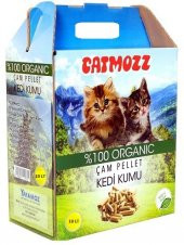 Catmozz Doğal Organik Çam Peleti Kedi Kumu 10 Lt - 1