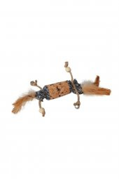 Çıngırak Tüylü Mantar Kedi Oync 9,5x3,5cm - 1