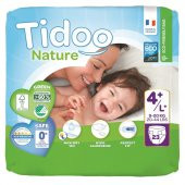 Antialerjik-Ekolojik Bebek Bezi No:4 Maxi Single (9-20 kg 23 Adet) - Tidoo Nature - 1