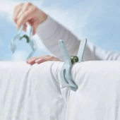 IKEA Slibb Geniş Mandal Yorgan Mandalı 2'li Mavi - Yeşil thumbnail 2