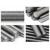 M12x1000 mm Saplama Galvanizli Gijon Rot Tij Başsız Civata - 2