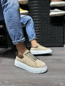 Yüksek Taban Günlük Süet Ayakkabı Vizon Süet thumbnail 2