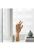 IKEA Handskalad Dekoratif Aksesuar Natürel  Ahşap El Maketi thumbnail 2