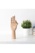IKEA Handskalad Dekoratif Aksesuar Natürel  Ahşap El Maketi thumbnail 3