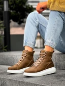 Yüksek Taban Ayakkabı Vizon thumbnail 4