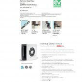 Vortice Vario I 150/6 & CR5N Hız Anahtarı Yanında Duvara Cama Kolay Montaj Otomatik Panjur Manuel Geri Dönüşümlü Tasarruflu Fan AGMair Agm Havalandırma Fanı - 3