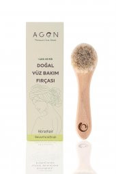 Doğal At Kılı Yüz Bakım Fırçası ve Tırnak Bakım Fırçası Seti - 2