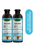 Phytoflora Kepek Karşıtı Tuzsuz Eşek Sütü Ve Hindistan Cevizi Yağlı Bitkisel Şampuan 400 Ml, 2 Adet - 1