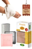 Phytoflora Propolis Sabunu Ve Banyo Kesesi, Katı Sabunluk - 2