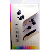Platoon Pl-2180 3.5 mm Yaldızlı Kablolu Mikrofonlu Telefon Kulaklığı - 1