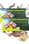 aleyna baharat Dubai Çikolatası Antep Fıstıklı Çıtır Kadayıflı Çikolata 200 Gr 2 ADET - 1